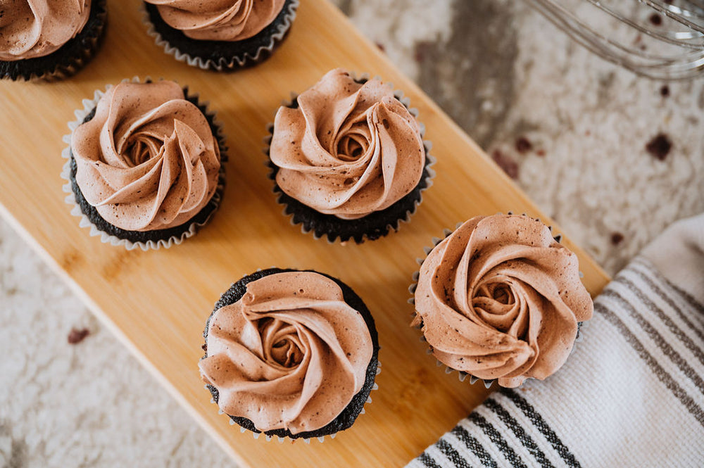 Double Chocolate Cupcakes | Keto | Low Sugar | Gluten-Free | Vegan