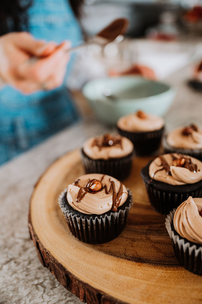 Chocolate Hazelnut Cake or Cupcakes