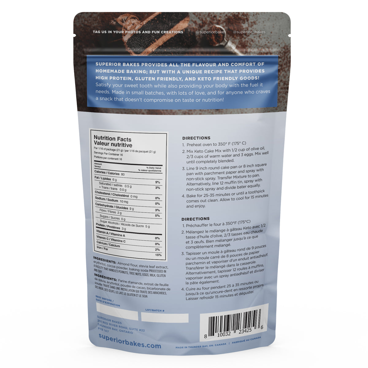 Keto Chocolate Cake Mix Superior Bakes