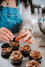Cookies and Cream Cupcakes | Keto | Gluten- Free| Vegan | Dairy- Free