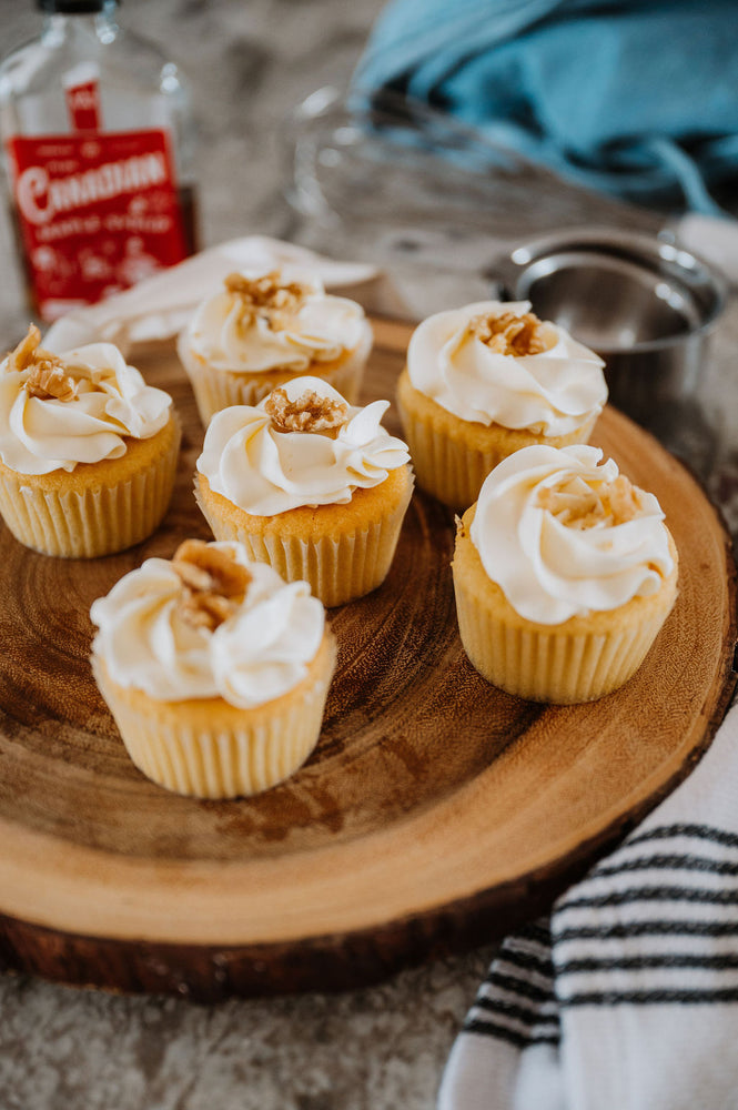 Maple Walnut Cake or Cupcakes | Keto | Gluten- Free | Vegan | Dairy- Free