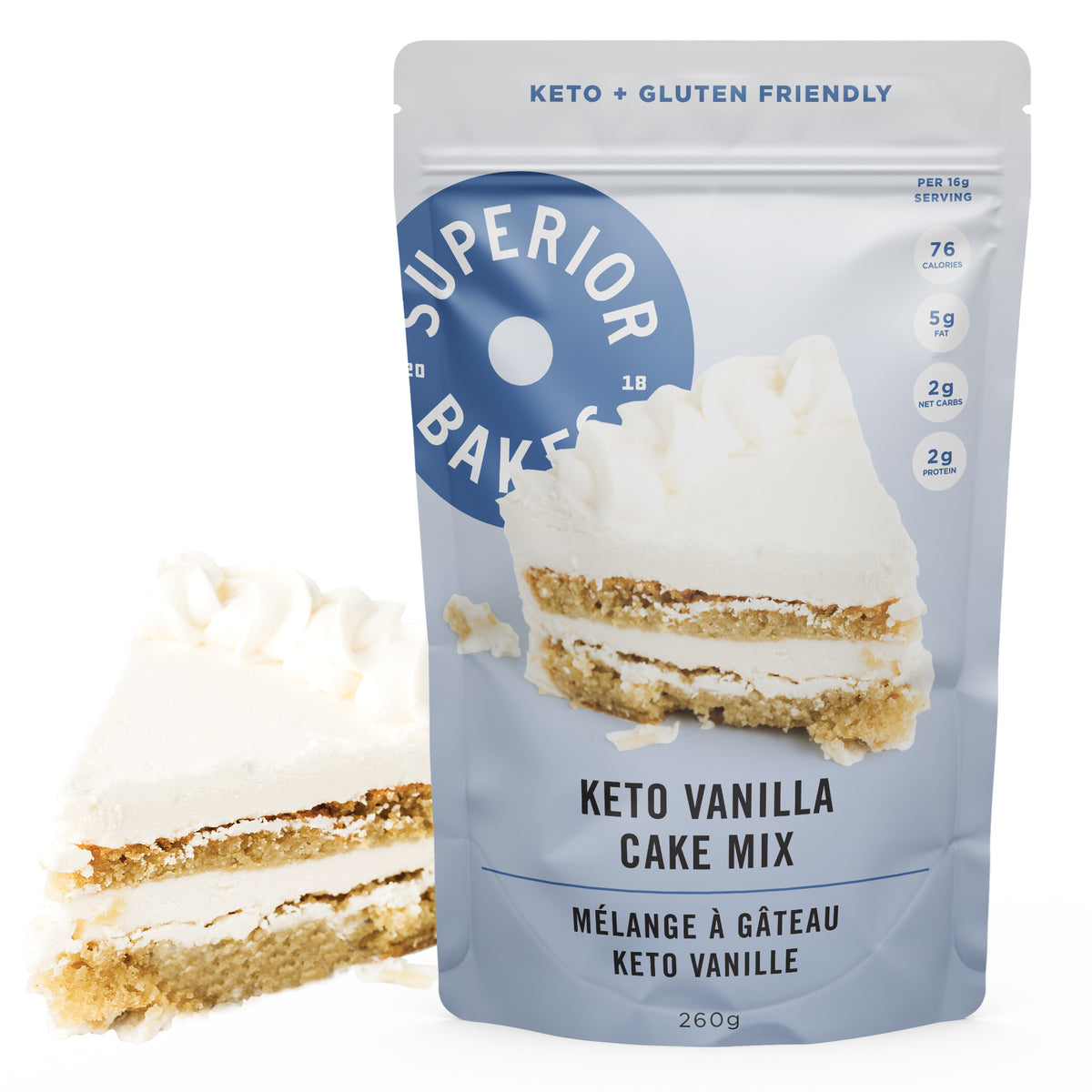 Keto Vanilla Cake Mix Superior Bakes
